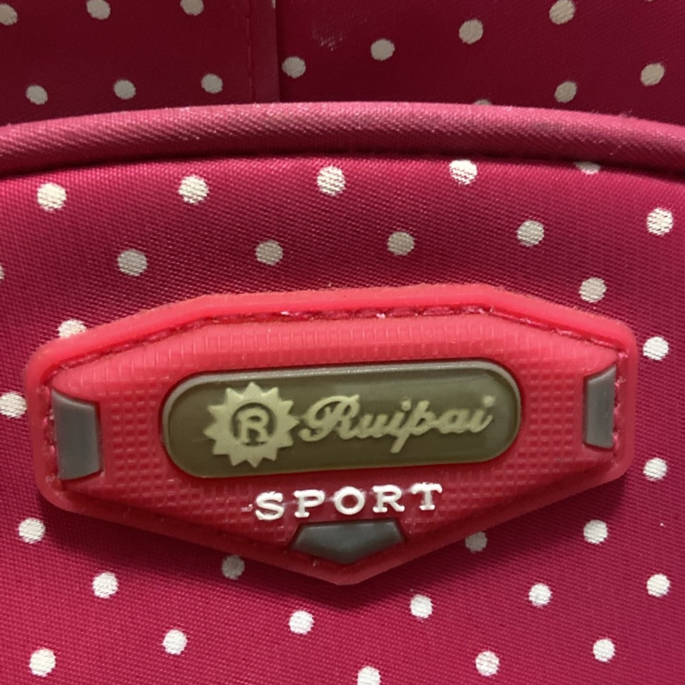 Ruipai Pink Polka Dot Backpack by Sporto - Picture 4 of 4
